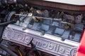 Oldsmobile engine car on display