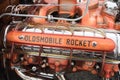 Oldsmobile Rocket engine on display