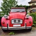 Oldtimer Citroen 2CV6 in Vitznau, Switzerland