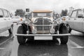 Oldtimer Mercedes Benz SSK - selective color isolation Royalty Free Stock Photo