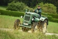 Vintage tractor meeting in Aurach Royalty Free Stock Photo