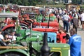 Vintage tractor meeting in Desselbrunn VÃÂ¶cklabruck district Royalty Free Stock Photo