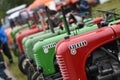 Vintage tractor meeting in Desselbrunn VÃÂ¶cklabruck district Royalty Free Stock Photo