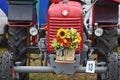 Vintage tractor meeting in Desselbrunn VÃÂ¶cklabruck district Royalty Free Stock Photo