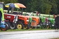 Vintage tractor meeting in Desselbrunn VÃÂ¶cklabruck district Royalty Free Stock Photo