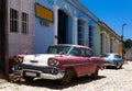 Oldtimer in Trinidad Cuba Royalty Free Stock Photo