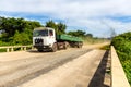 Oldtimer Truck on the Streets of Cuba