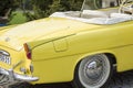 Oldtimer yellow car