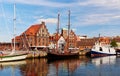 Oldtown and world heritage Wismar Royalty Free Stock Photo