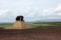 Tale of two Species monument Royalty Free Stock Photo