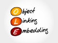 OLE Object Linking and Embedding
