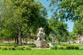 Ole the Viking Statue at the Campus of Augustana Coillege