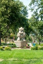 Ole the Viking Statue at the Campus of Augustana Coillege