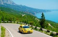 Oleksandr Saliuk on the IRC Prime Yalta Rally 2011 Royalty Free Stock Photo