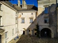 Olesko Castle Courtyard Royalty Free Stock Photo