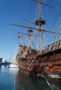 Olg galleon Royalty Free Stock Photo