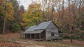 Olge cabin in cades cove Royalty Free Stock Photo