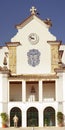 Facade of the church named Matriz de Nossa Senhora do Rosario in Olhao, Portugal Royalty Free Stock Photo