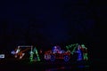 Olin Park Holiday light display in Madison Wisconsin