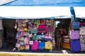 Olinda /Brazil : 09/02/2018: Colorful Brazilian street market in the historic streets of Olinda in Pernambuco, Brazil with its