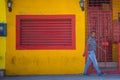 Olinda/Brazile: 08/02/2018: The historic streets of Olinda in Pernambuco, Brazil with its colorful and traditional buildings dated