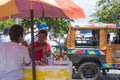 Olinda/Brazile: 08/02/2018: The historic streets of Olinda in Pernambuco, Brazil with its colorful and traditional buildings dated