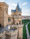 Olite Castle in Navarra, Spain Royalty Free Stock Photo