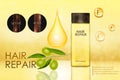 Olive essence for hair care