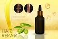 Olive essence for hair care