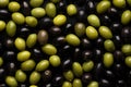 Olive fresh background. Generate Ai