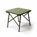 Olive Green Folding Side Table For Camping - Uhd Image