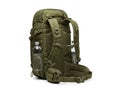 Olive green tactical backpack with hydration system Royalty Free Stock Photo