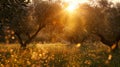 Olive Harvest Golden Hour