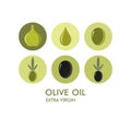 Olive. Icon set