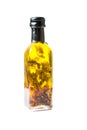 Olive oil bottle isolated Royalty Free Stock Photo