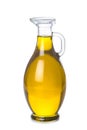 Olive oil bottle isolated on a white backgroun Royalty Free Stock Photo