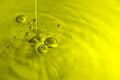 Olive Oil Bubbles Royalty Free Stock Photo