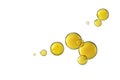 Olive oil bubbles Royalty Free Stock Photo