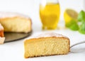 Olive Oil Cake with Lemon Royalty Free Stock Photo