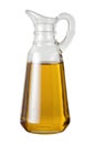 Olive Oil Cruet (with clipping path) Royalty Free Stock Photo