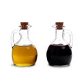 Olive oil with Italian balsamic vinegar of Modena Royalty Free Stock Photo