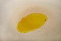 Olive oil on the surface of a frying pan Royalty Free Stock Photo