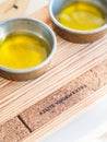 Olive oil tasting in Alentejo region, Portugal Royalty Free Stock Photo