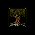 Giardino logo Royalty Free Stock Photo