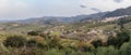 Olive trees plantation in Cazorla mountain range, Spain Royalty Free Stock Photo