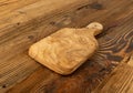 Olive Wood Cutting Board Texture Background Royalty Free Stock Photo