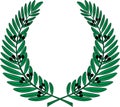 Olive wreath - symbol of victory and achievement