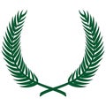 Olive wreath - symbol of victory and achievement