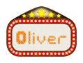 Oliver Name Movie Theatre Marquee