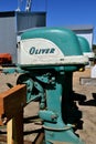 Oliver outboard motor at a farm show